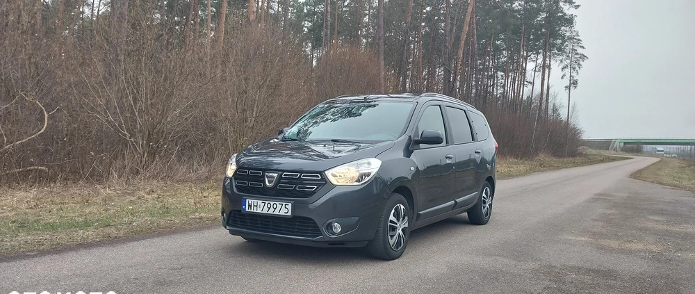 Dacia Lodgy cena 41900 przebieg: 132000, rok produkcji 2018 z Stawiski małe 137